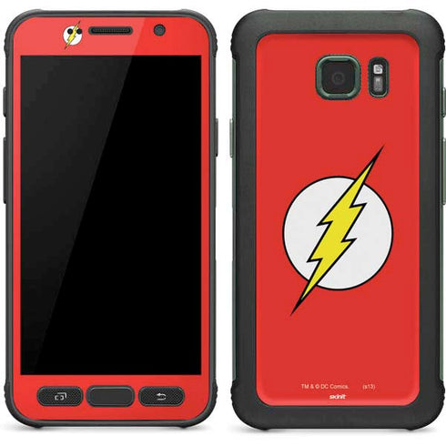 DC Comics The Flash Original Emblem Galaxy S7 Active Skin