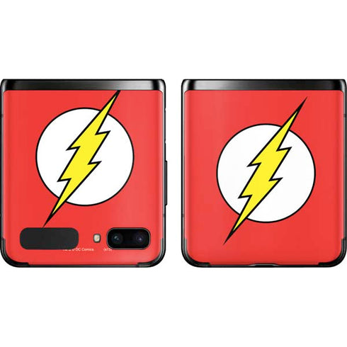 DC Comics The Flash Original Emblem Galaxy Z Flip Skin