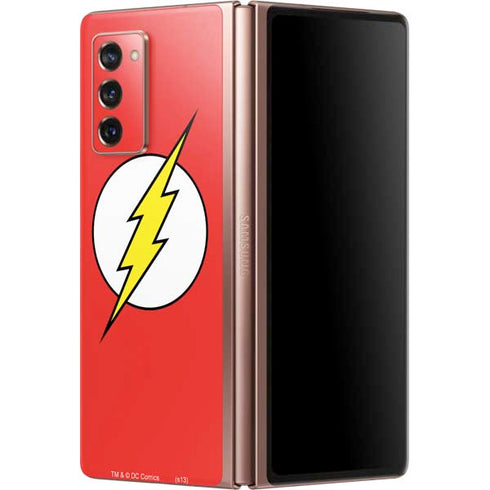 DC Comics The Flash Original Emblem Galaxy Z Fold2 5G Skin