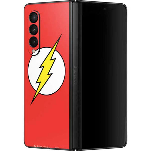 DC Comics The Flash Original Emblem Galaxy Z Fold3 5G Skin