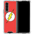 DC Comics The Flash Original Emblem Galaxy Z Fold4 5G Clear Case