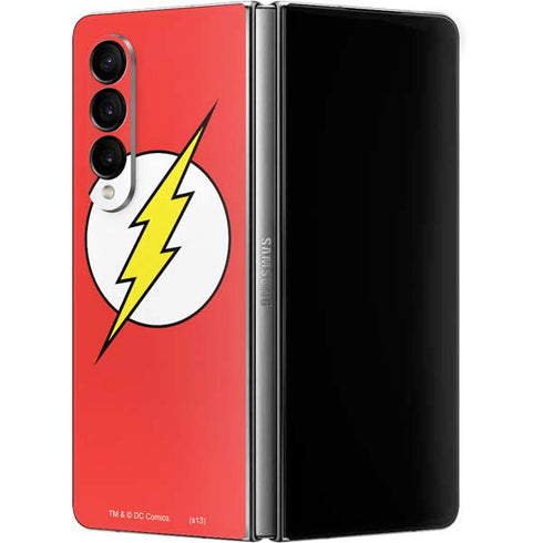 DC Comics The Flash Original Emblem Galaxy Z Fold4 5G Skin
