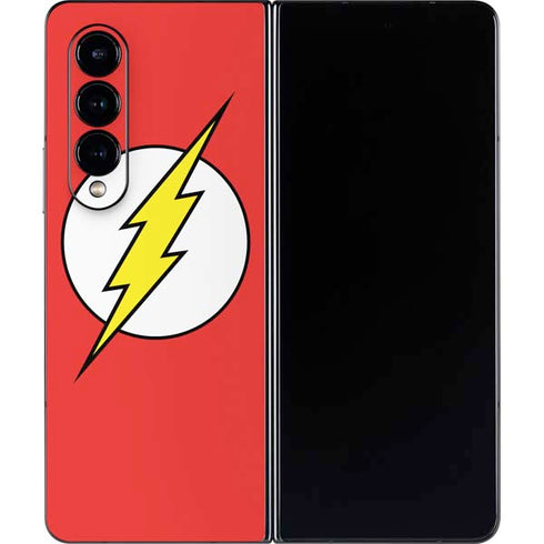 DC Comics The Flash Original Emblem Galaxy Z Fold4 5G Skin