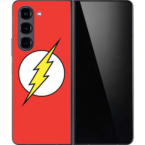 DC Comics The Flash Original Emblem Galaxy Z Fold5 5G Skin
