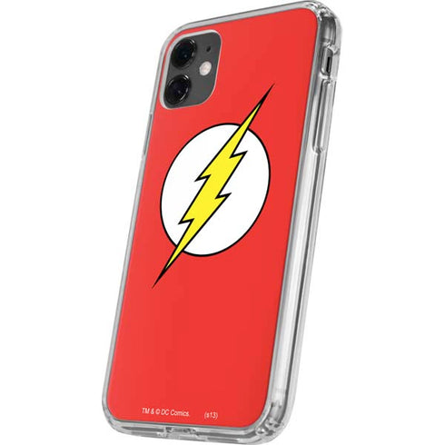 DC Comics The Flash Original Emblem iPhone 11 Clear Case