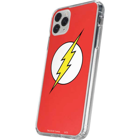 DC Comics The Flash Original Emblem iPhone 11 Pro Clear Case