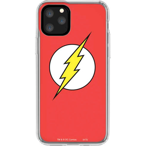 DC Comics The Flash Original Emblem iPhone 11 Pro Clear Case