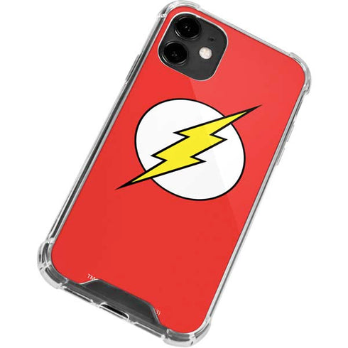 DC Comics The Flash Original Emblem iPhone 12 Clear Case