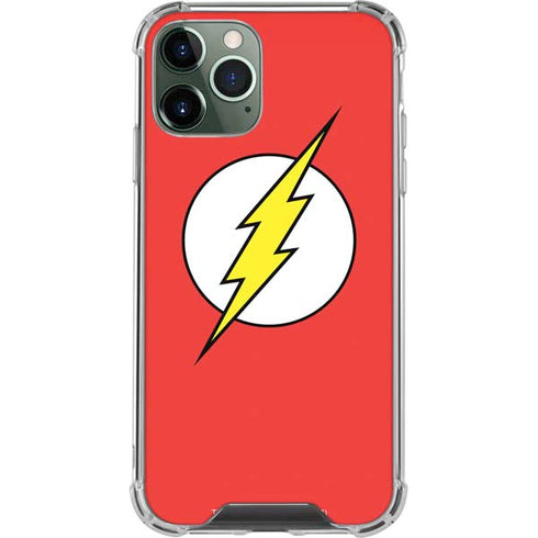 DC Comics The Flash Original Emblem iPhone 12 Pro Clear Case