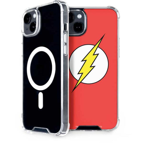 DC Comics The Flash Original Emblem iPhone 15 Plus MagSafe Case