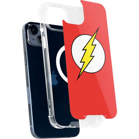 DC Comics The Flash Original Emblem iPhone 15 Plus MagSafe Case