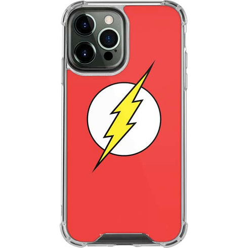DC Comics The Flash Original Emblem iPhone 15 Pro Max Clear Case