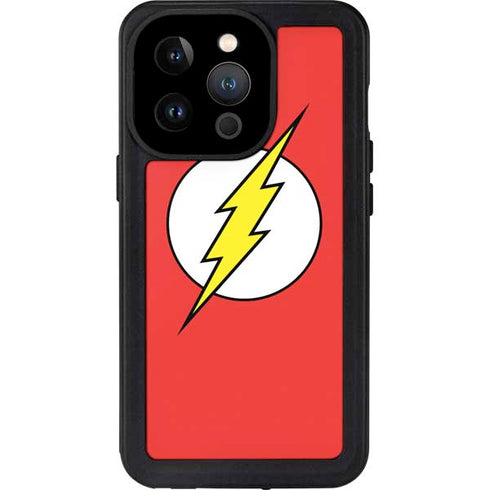 DC Comics The Flash Original Emblem iPhone 14 Pro Waterproof Case