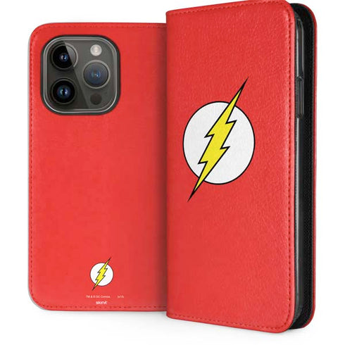 DC Comics The Flash Original Emblem iPhone 15 Pro Folio Case