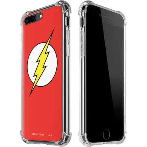 DC Comics The Flash Original Emblem iPhone 7/8 Plus Clear Case