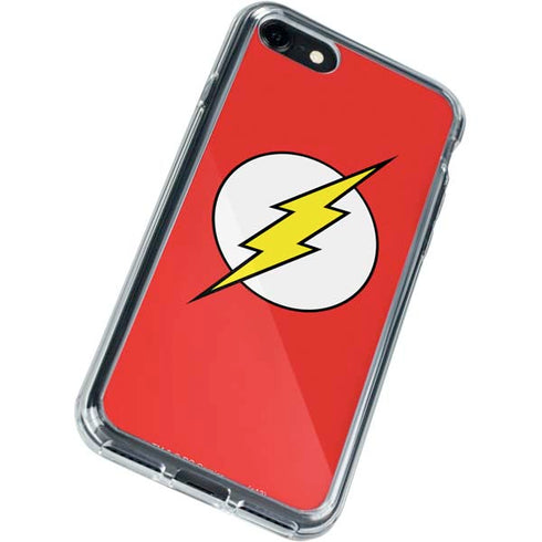 DC Comics The Flash Original Emblem iPhone SE (2nd & 3rd Gen) Clear Case