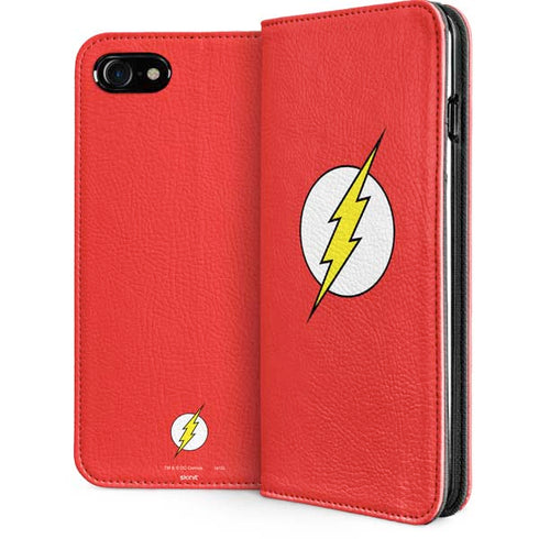 DC Comics The Flash Original Emblem iPhone SE (2nd & 3rd Gen) Folio Case