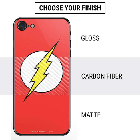 DC Comics The Flash Original Emblem iPhone SE (2nd & 3rd Gen) Skin