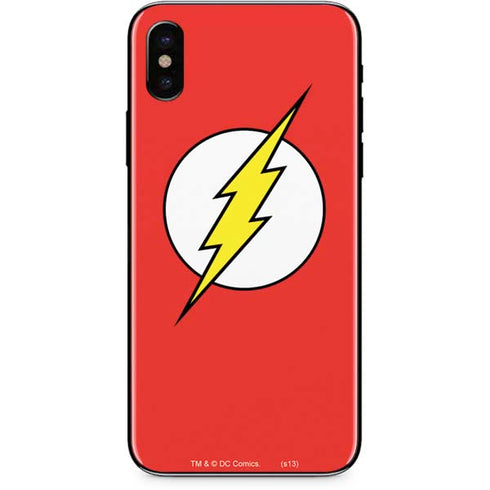 DC Comics The Flash Original Emblem iPhone XS Skin