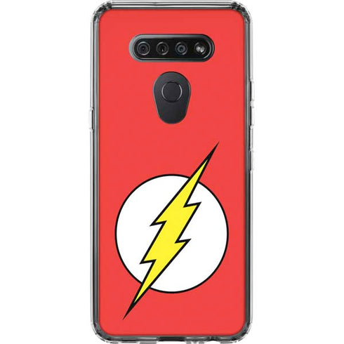 DC Comics The Flash Original Emblem LG K51/Q51 Clear Case