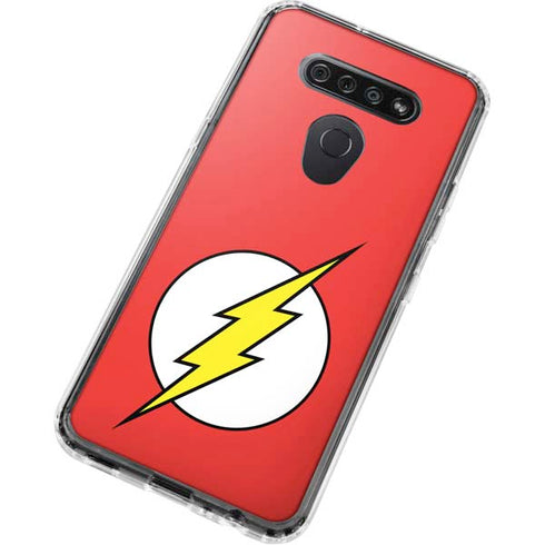 DC Comics The Flash Original Emblem LG K51/Q51 Clear Case