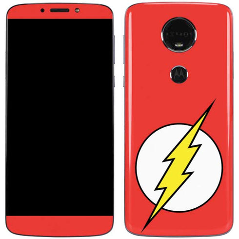 DC Comics The Flash Original Emblem Moto E5 Plus Skin