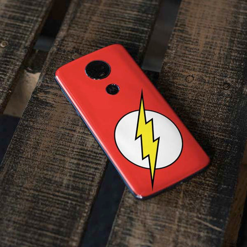 DC Comics The Flash Original Emblem Moto E5 Plus Skin