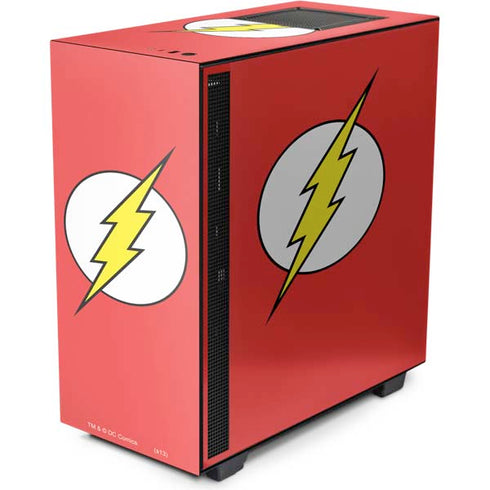 DC Comics The Flash Original Emblem NZXT H510 Compact ATX Mid-Tower Case Skin