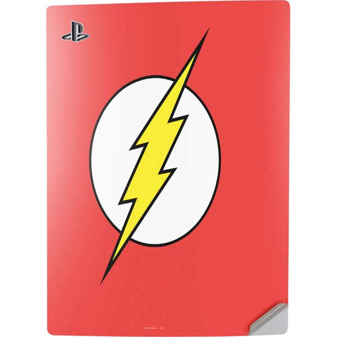 DC Comics The Flash Original Emblem PS5 Digital Edition Console Skin
