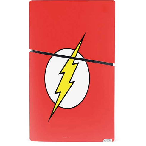 DC Comics The Flash Original Emblem PS5 Slim Digital Edition Bundle Skin