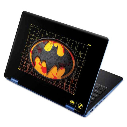 DC Comics The Flash Movie: Batman Bloody Logo Aspire R11 11.6in Skin