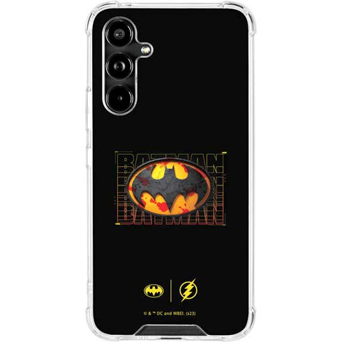 DC Comics The Flash Movie: Batman Bloody Logo Galaxy A54 5G Clear Case