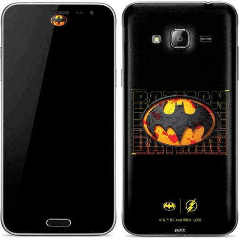 DC Comics The Flash Movie: Batman Bloody Logo Galaxy J3 Skin