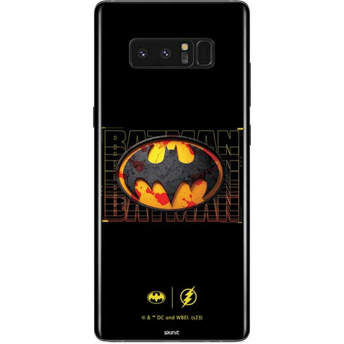 DC Comics The Flash Movie: Batman Bloody Logo Galaxy Note 8 Skin