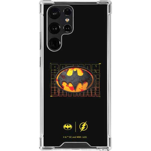 DC Comics The Flash Movie: Batman Bloody Logo Galaxy S24 Ultra Clear Case