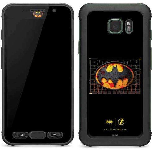 DC Comics The Flash Movie: Batman Bloody Logo Galaxy S7 Active Skin