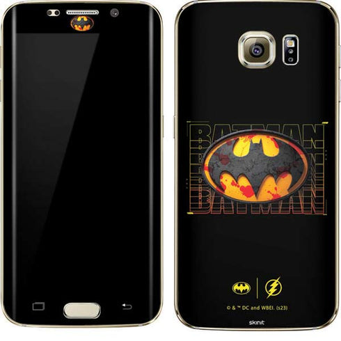 DC Comics The Flash Movie: Batman Bloody Logo Galaxy S7 Edge Skin