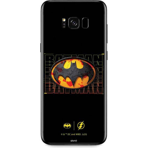 DC Comics The Flash Movie: Batman Bloody Logo Galaxy S8 Skin
