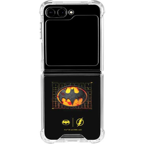 DC Comics The Flash Movie: Batman Bloody Logo Galaxy Z Flip5 5G Clear Case