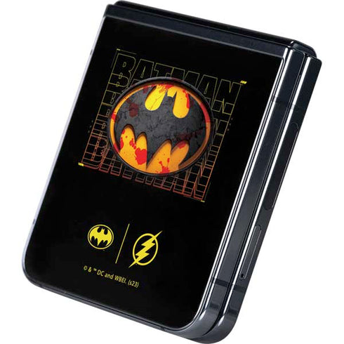DC Comics The Flash Movie: Batman Bloody Logo Galaxy Z Flip5 5G Skin