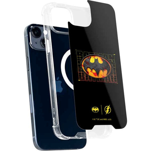 DC Comics The Flash Movie: Batman Bloody Logo iPhone 15 Plus MagSafe Case