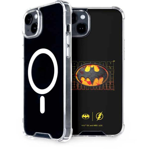 DC Comics The Flash Movie: Batman Bloody Logo iPhone 15 Plus MagSafe Case
