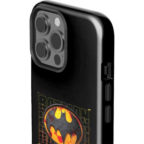 DC Comics The Flash Movie: Batman Bloody Logo iPhone 15 Pro Max Impact Case