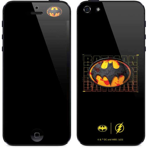 DC Comics The Flash Movie: Batman Bloody Logo iPhone 5/5s/5SE Skin
