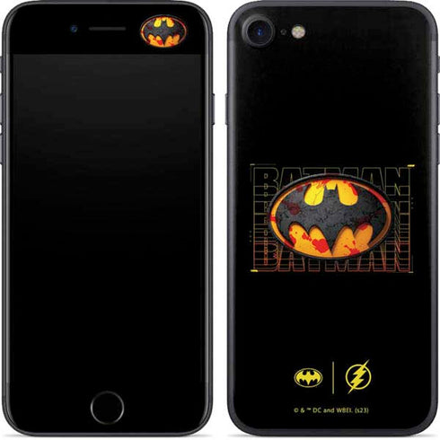 DC Comics The Flash Movie: Batman Bloody Logo iPhone 7 Skin