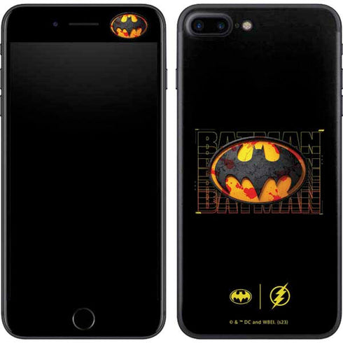 DC Comics The Flash Movie: Batman Bloody Logo iPhone 8 Plus Skin