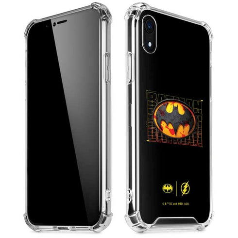 DC Comics The Flash Movie: Batman Bloody Logo iPhone XR Clear Case