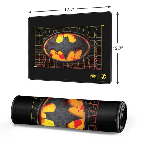 DC Comics The Flash Movie: Batman Bloody Logo Gaming Mouse Pad