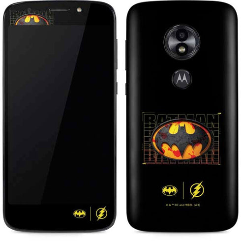 DC Comics The Flash Movie: Batman Bloody Logo Moto E5 Play Skin