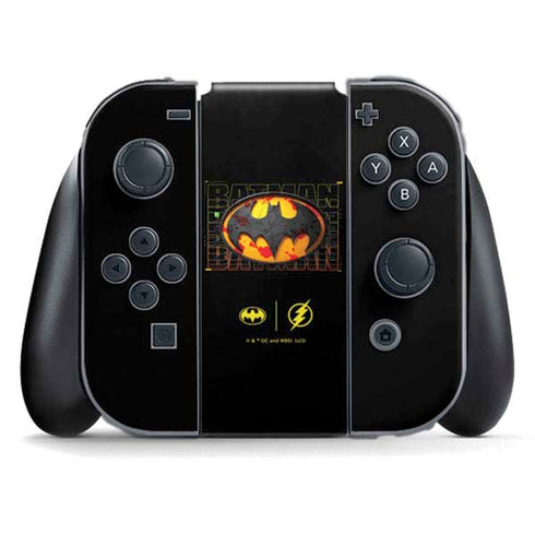 DC Comics The Flash Movie: Batman Bloody Logo Nintendo Switch (2017-2021) Joy-Con Controller Skin
